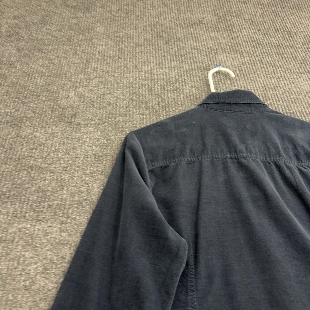 CPW Shirt Womens L Blue Cotton Corduroy Button Down Utility Casual Style - Picture 7 of 8